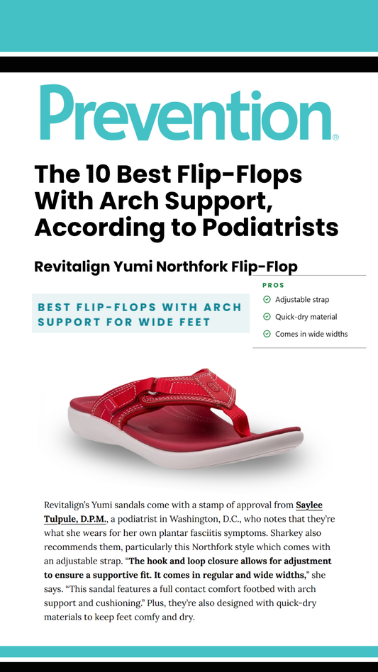 Podiatrists Recommend These Comfy Flip-Flops with Arch Support for Foot Pain